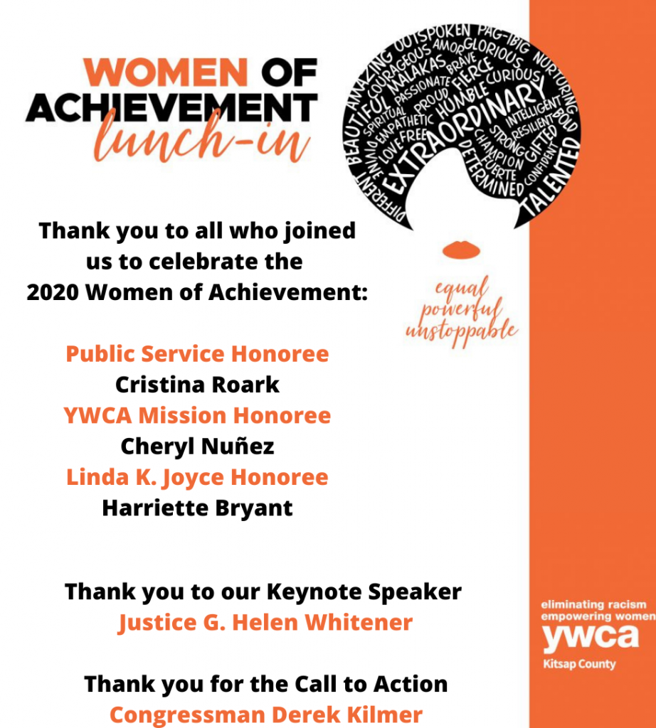 Women of Achievement YWCA Kitsap County